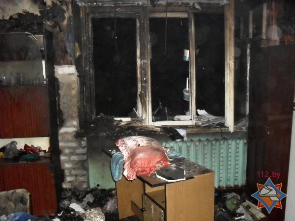 В Бресте из-за пожара эвакуировано 22 жильца общежития - фото