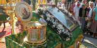 Ковчег с частицами мощей святых Петра и Февронии Муромских доставили в Брест - фото