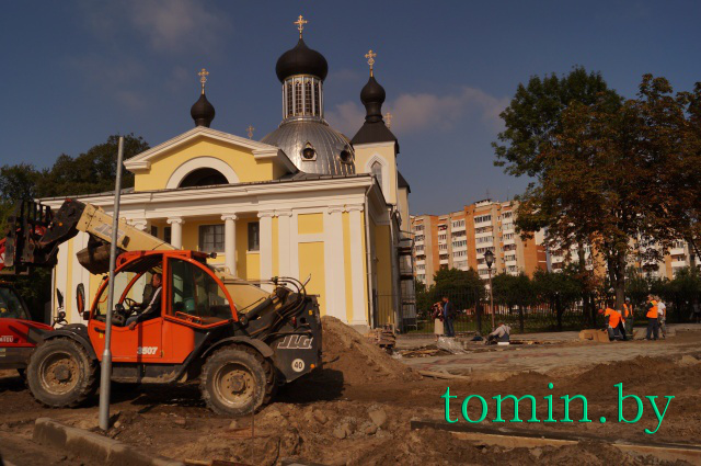 Пинск готовится принять областные "Дажынкi-2014". Фото Тамары ТИБОРОВСКОЙ.