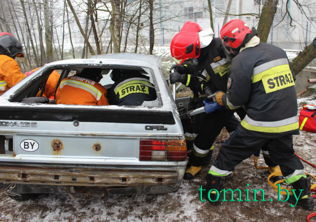 Белорусские и польские спасатели провели учение на предприятии «Санта Бремор» - фото