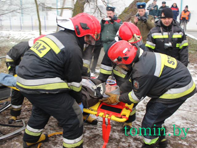 Белорусские и польские спасатели провели учение на предприятии «Санта Бремор» - фото