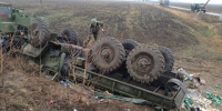 В Донецкой области в ДТП погибли 13 и ранены 17 украинских военнослужащих - фото