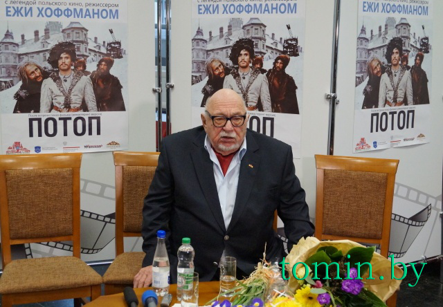 Польский режиссер Ежи Хоффман в Бресте. Фото Тамары ТИБОРОВСКОЙ Польский режиссер Ежи Хоффман в Бресте. Фото Тамары ТИБОРОВСКОЙ