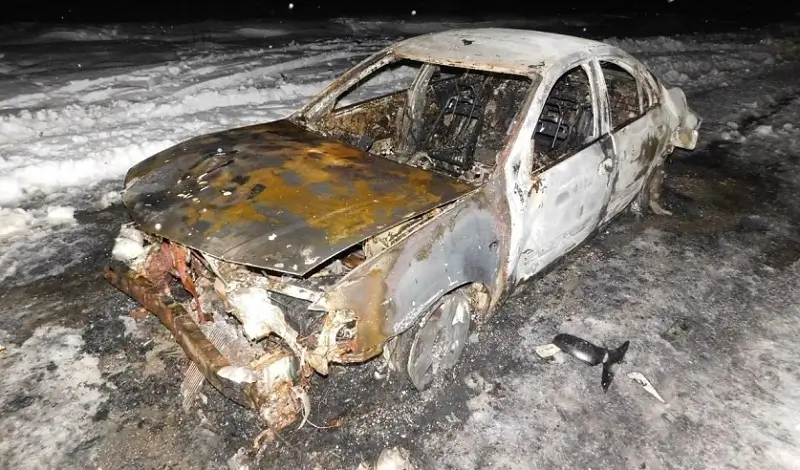 Пьяный водитель насмерть сбил человека, сжег машину, а потом заявил о ее угоне